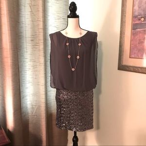 Cache Sequin Mini Dress